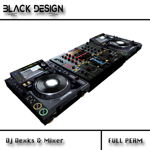 Second Life Marketplace Dj Decks & Mixer